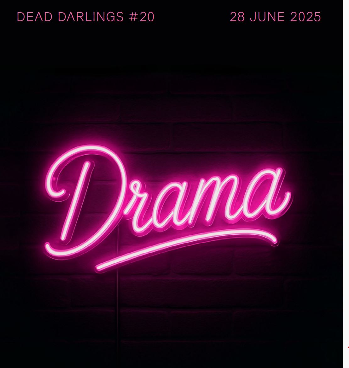 Dead Darlings Colective: Drama!-anonymous art auction,28.06.2025, Heimathafen Neukölln, im Rahmen von 48h Neukölln